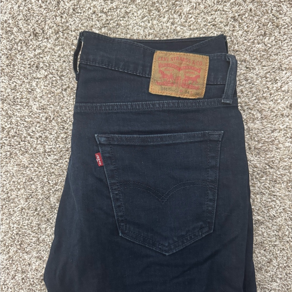 Levi's Men's Dark Blue Straight Jeans